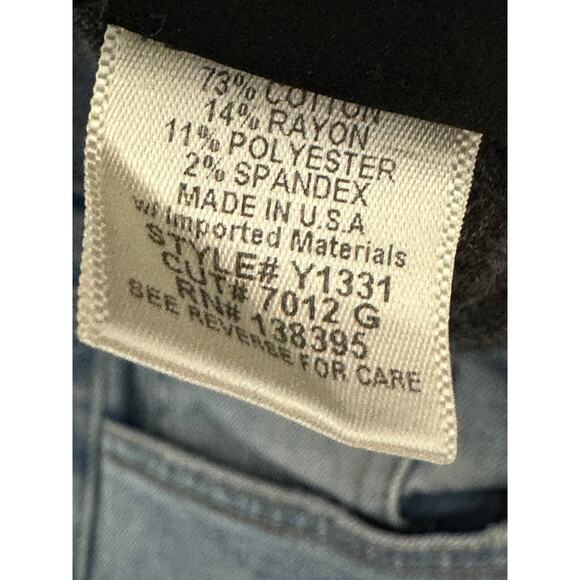 Flying Monkey Light Wash Blue Cotton Blend Denim Skinny Jeans Women's Size 29 - Picture 7 of 9